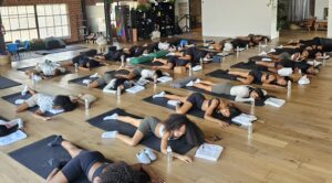 Yoga class in Los Angeles
