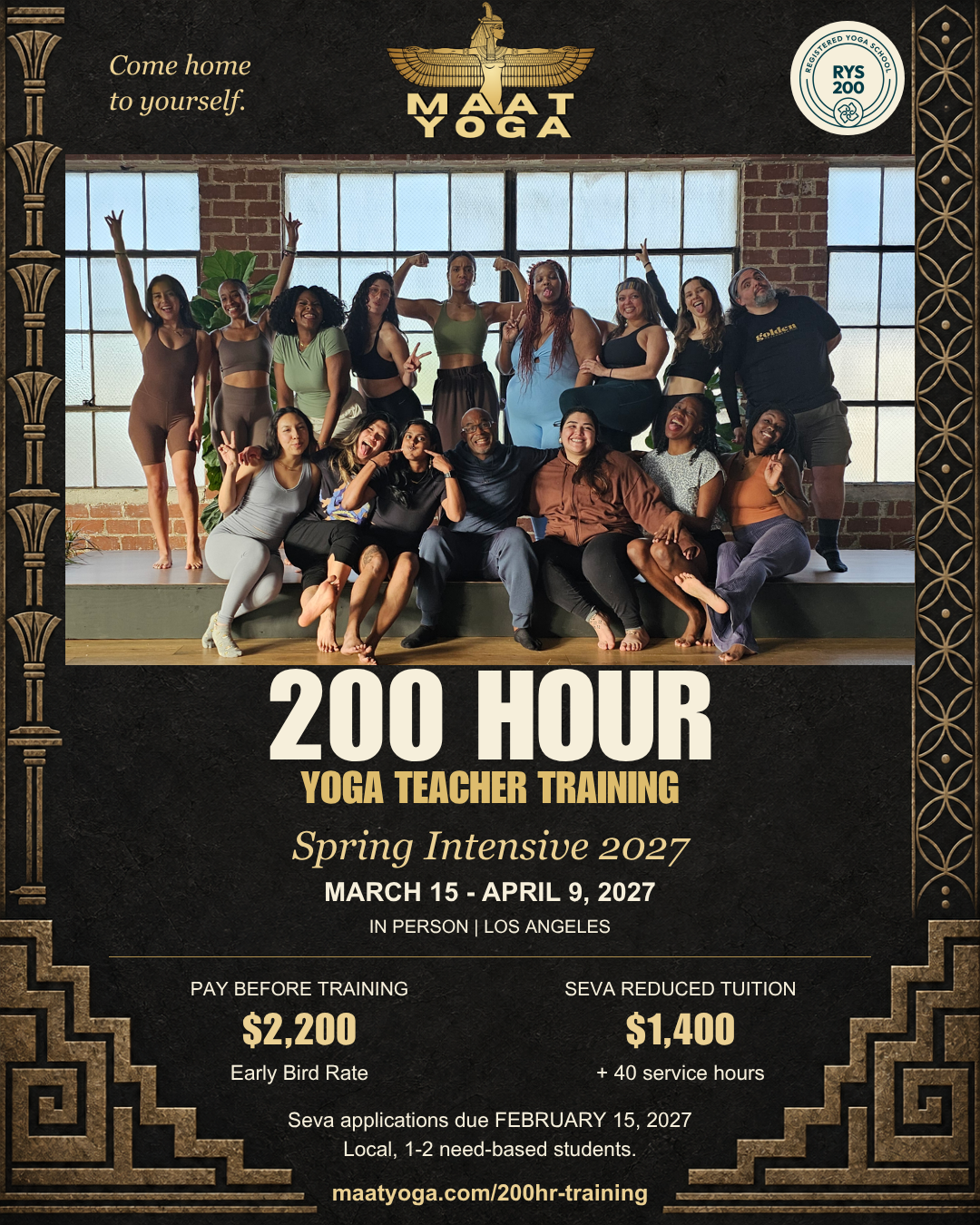 200 Hour Teacher Training